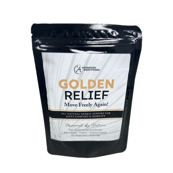 Golden Relief 4 oz pouch — all-natural herbal support for joint comfort and mobility