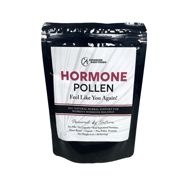 Hormone Pollen 4 oz pouch — all-natural herbal support for women's hormone balance