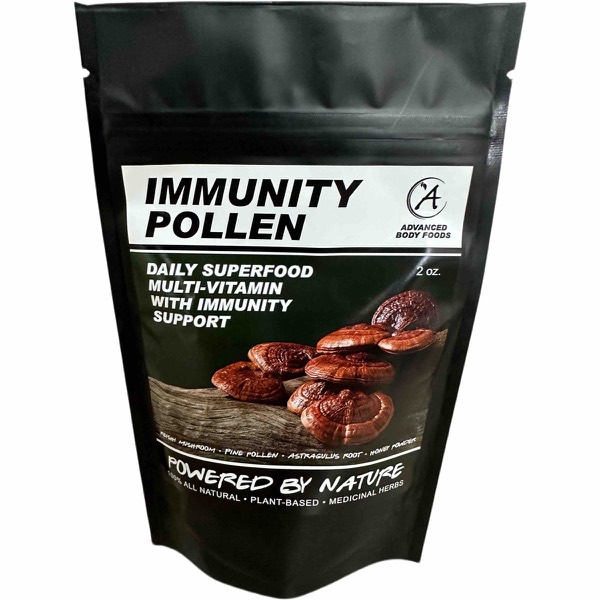 Immunity Pollen pouch — daily superfood blend with reishi mushroom and astragalus root